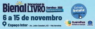 Prefeitura de Guarulhos — Bienal Internacional do Livro 2026 — 970x90