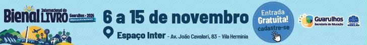 Prefeitura de Guarulhos — Bienal Internacional do Livro 2026 — 728x90